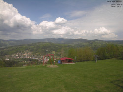 Pohled na Krkonoše
