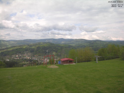 Pohled na Krkonoše