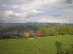 Pohled na Krkonoše