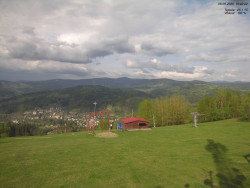 Pohled na Krkonoše