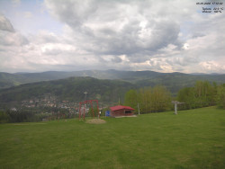 Pohled na Krkonoše