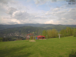 Pohled na Krkonoše
