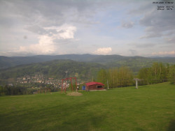 Pohled na Krkonoše