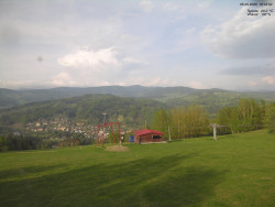Pohled na Krkonoše