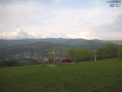 Pohled na Krkonoše
