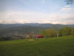 Pohled na Krkonoše