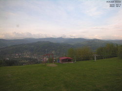 Pohled na Krkonoše