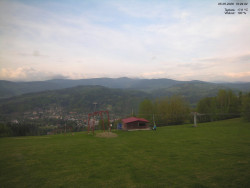 Pohled na Krkonoše