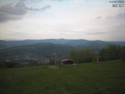 Pohled na Krkonoše