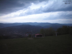 Pohled na Krkonoše