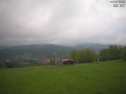 Pohled na Krkonoše