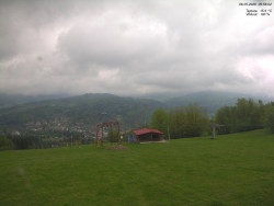 Pohled na Krkonoše