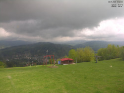 Pohled na Krkonoše