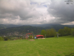 Pohled na Krkonoše