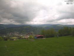 Pohled na Krkonoše
