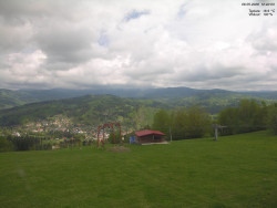 Pohled na Krkonoše
