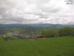 Pohled na Krkonoše