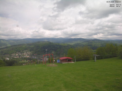 Pohled na Krkonoše