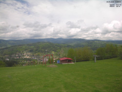 Pohled na Krkonoše