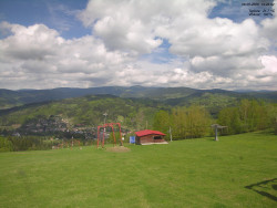 Pohled na Krkonoše
