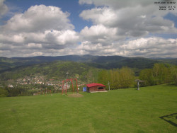 Pohled na Krkonoše
