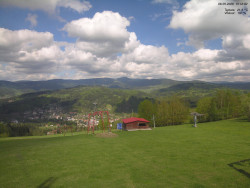 Pohled na Krkonoše
