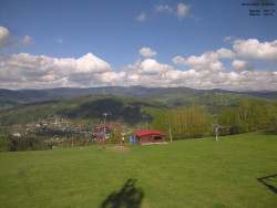Pohled na Krkonoše