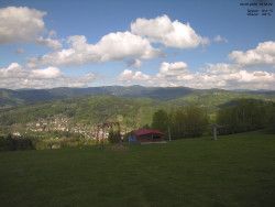 Pohled na Krkonoše