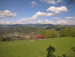 Pohled na Krkonoše