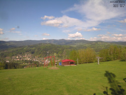 Pohled na Krkonoše