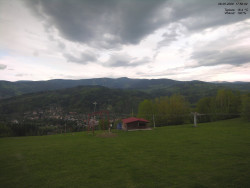 Pohled na Krkonoše