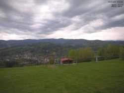 Pohled na Krkonoše