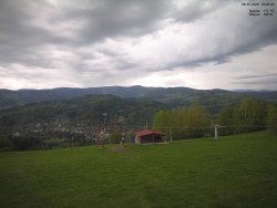 Pohled na Krkonoše