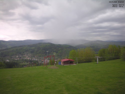 Pohled na Krkonoše