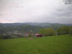 Pohled na Krkonoše