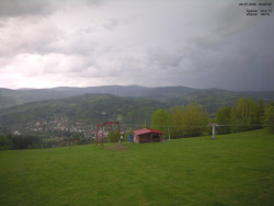 Pohled na Krkonoše