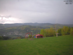 Pohled na Krkonoše