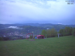 Pohled na Krkonoše