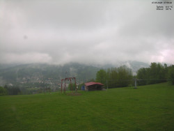 Pohled na Krkonoše