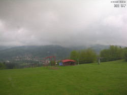 Pohled na Krkonoše