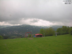 Pohled na Krkonoše