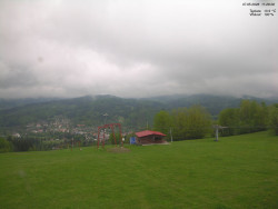 Pohled na Krkonoše
