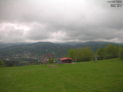 Pohled na Krkonoše