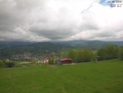 Pohled na Krkonoše