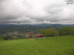 Pohled na Krkonoše