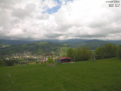 Pohled na Krkonoše