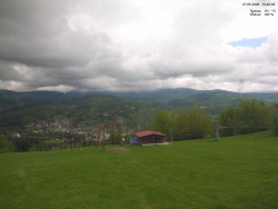 Pohled na Krkonoše