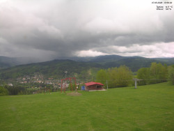 Pohled na Krkonoše