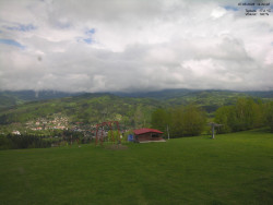 Pohled na Krkonoše