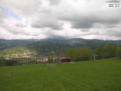 Pohled na Krkonoše